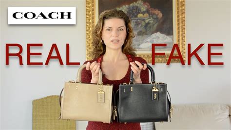 real from fake coach purses